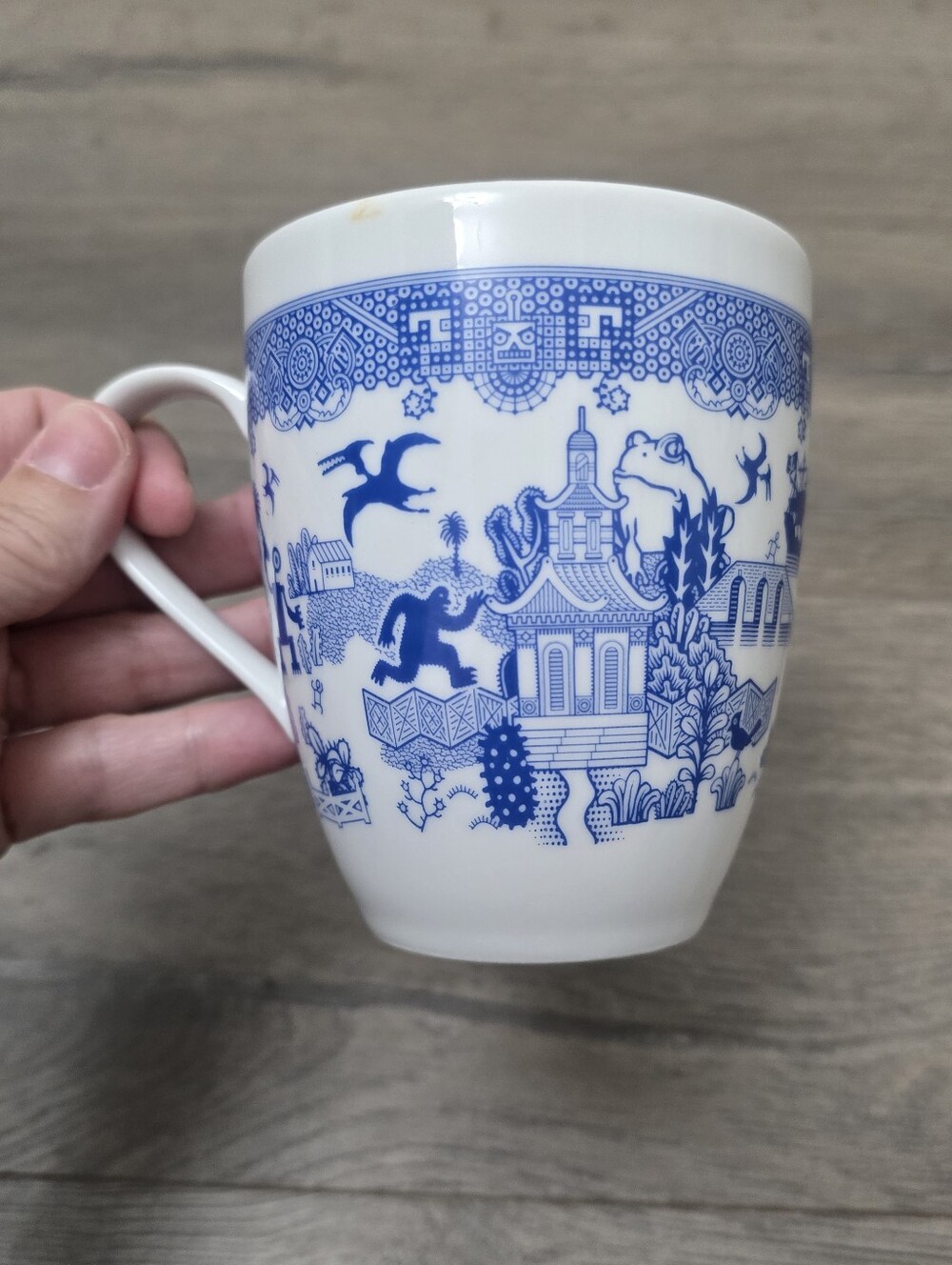 Calamityware "Things Could Be Worse" porcelain mug designed by Don Moyer